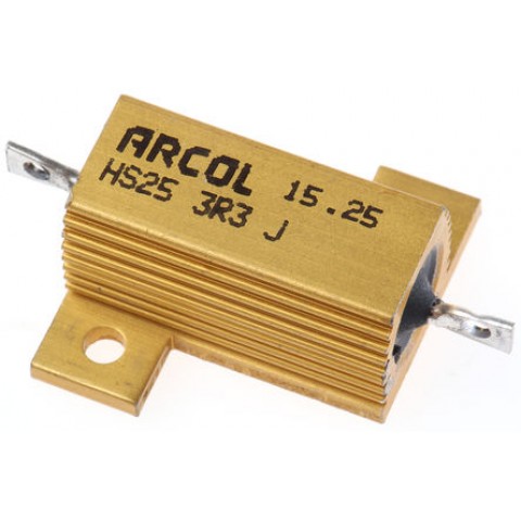 HS 25W 3R3 J HEATSINK RESISTOR 5% 